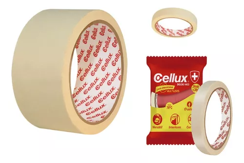 Cinta Enmascarar Cellux 2" 48mmx40mts