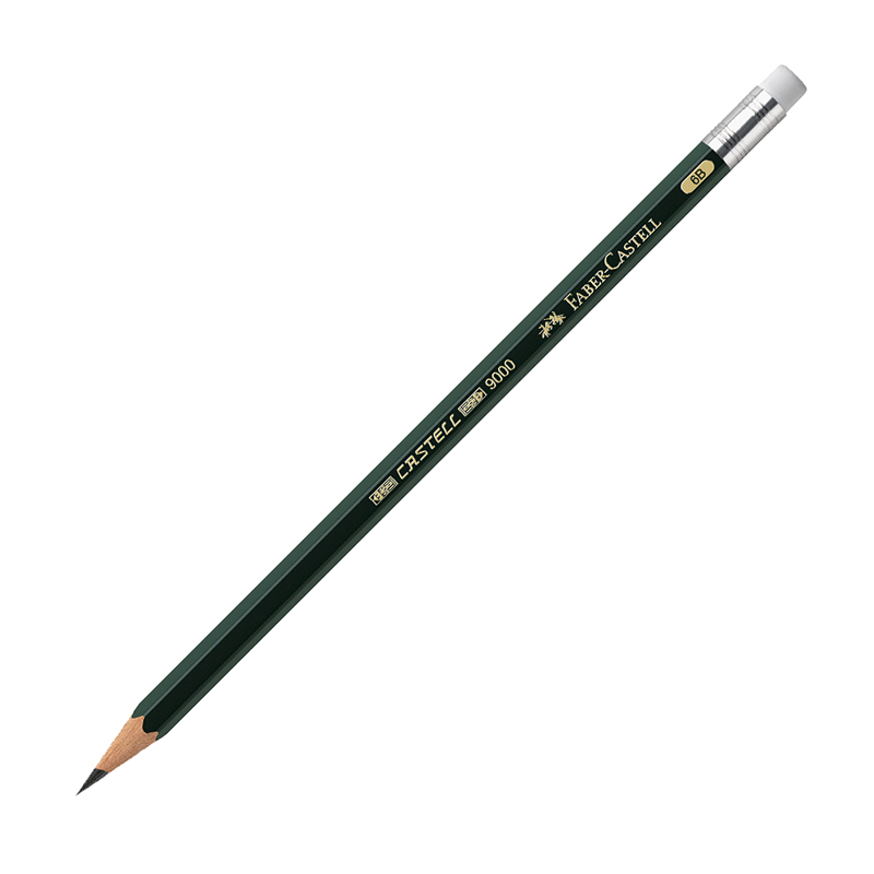Lapiz 6B FABER Dibujo Graduado 