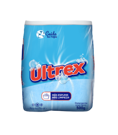 Detergente Pqp Polvo 500gr Ultrex Floral
