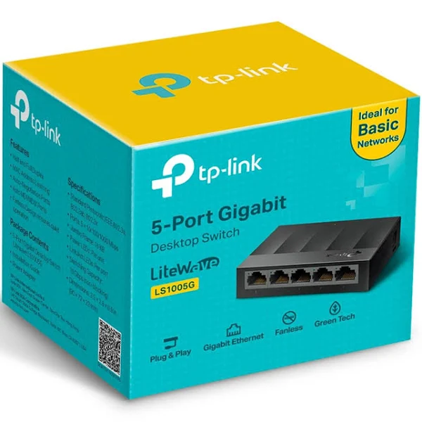 SWITCH TP-LINK 5 Puertos LS1005G