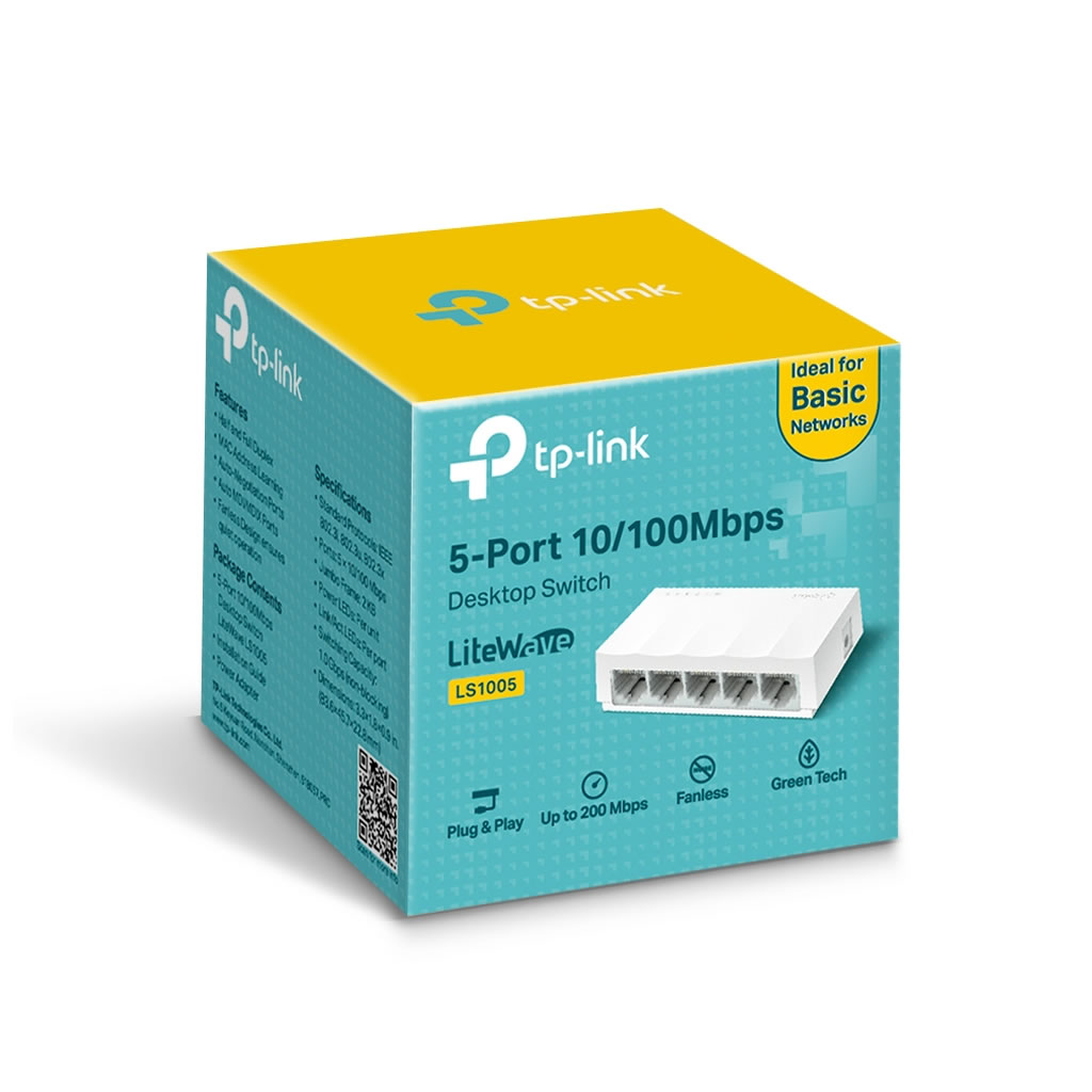 SWITCH TP-LINK 5 Puertos LS1005