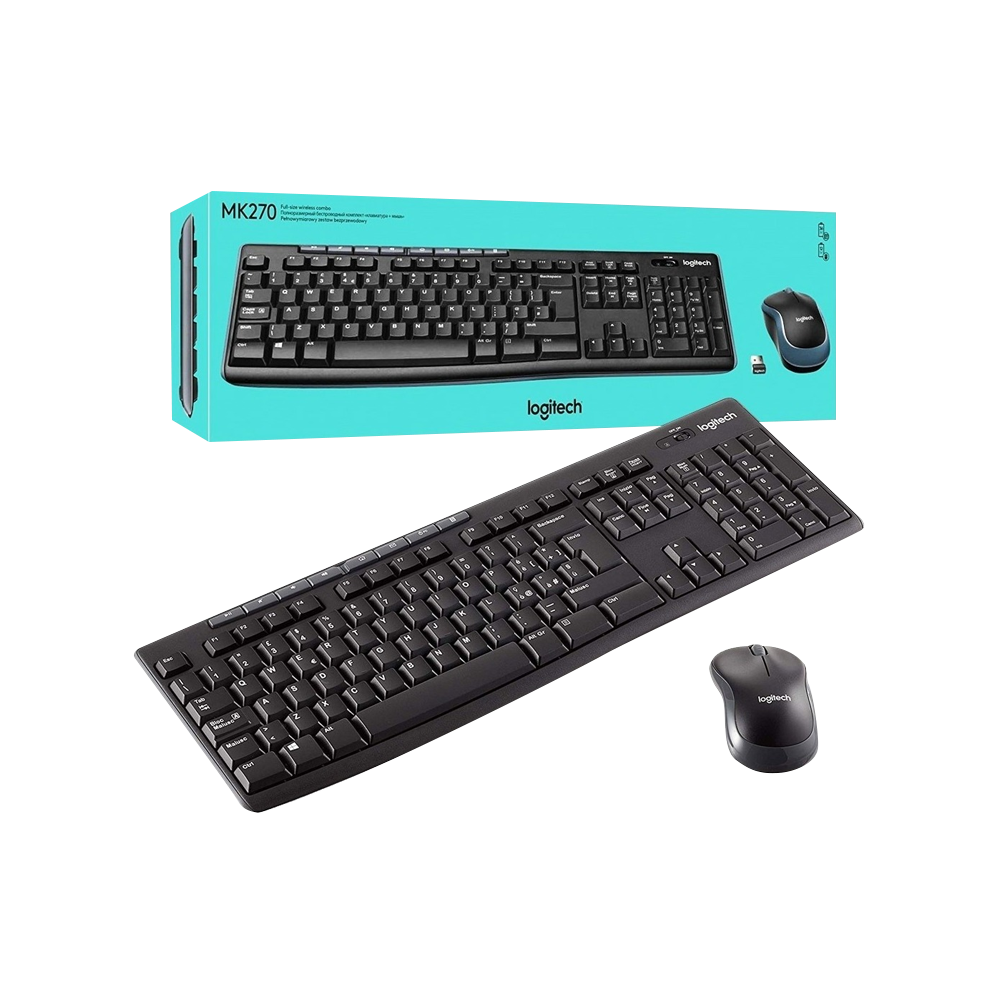Combo Teclado Mouse LOGITECH MK270