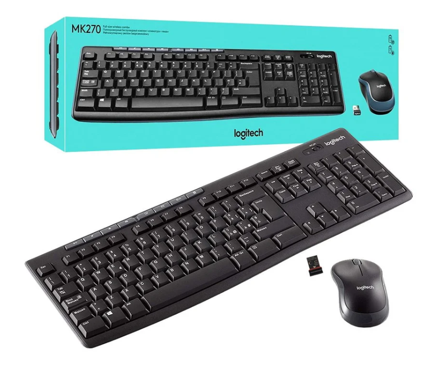 Combo Teclado Mouse LOGITECH MK270