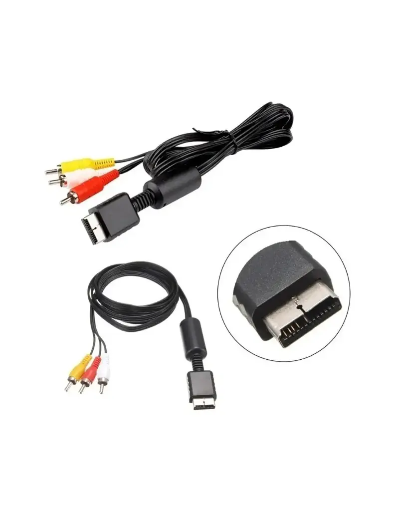 Cable Audio Y Video 3 EN 1 PS1/PS2/PS3 P