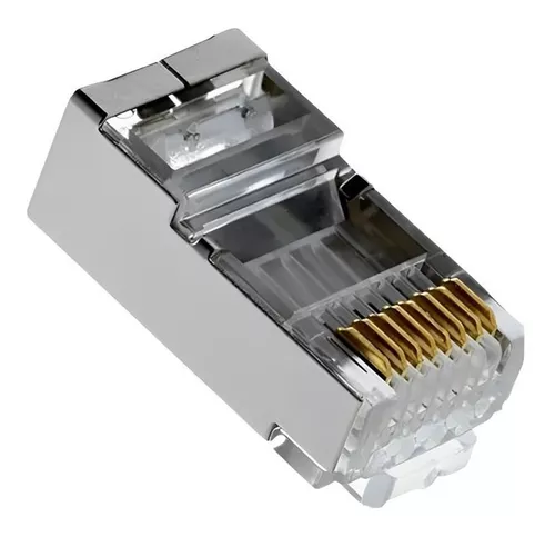 RJ45 PLUG Comput Categoria 6E Metalico