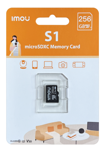 Micro SD IMOU Clase 10 256gb Para Videovigilancia 