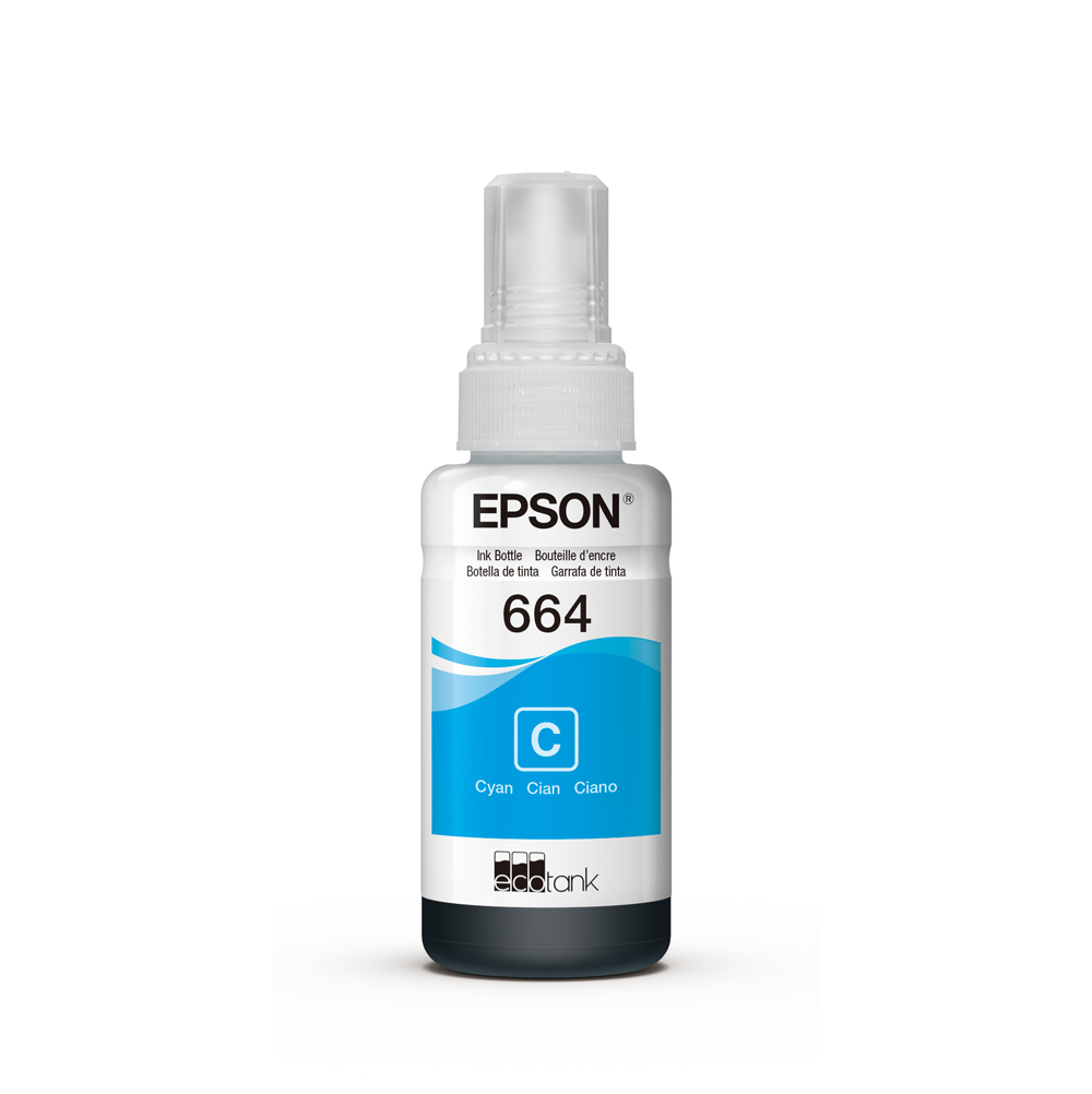 Botella Tinta Epson T664220 Cian #664