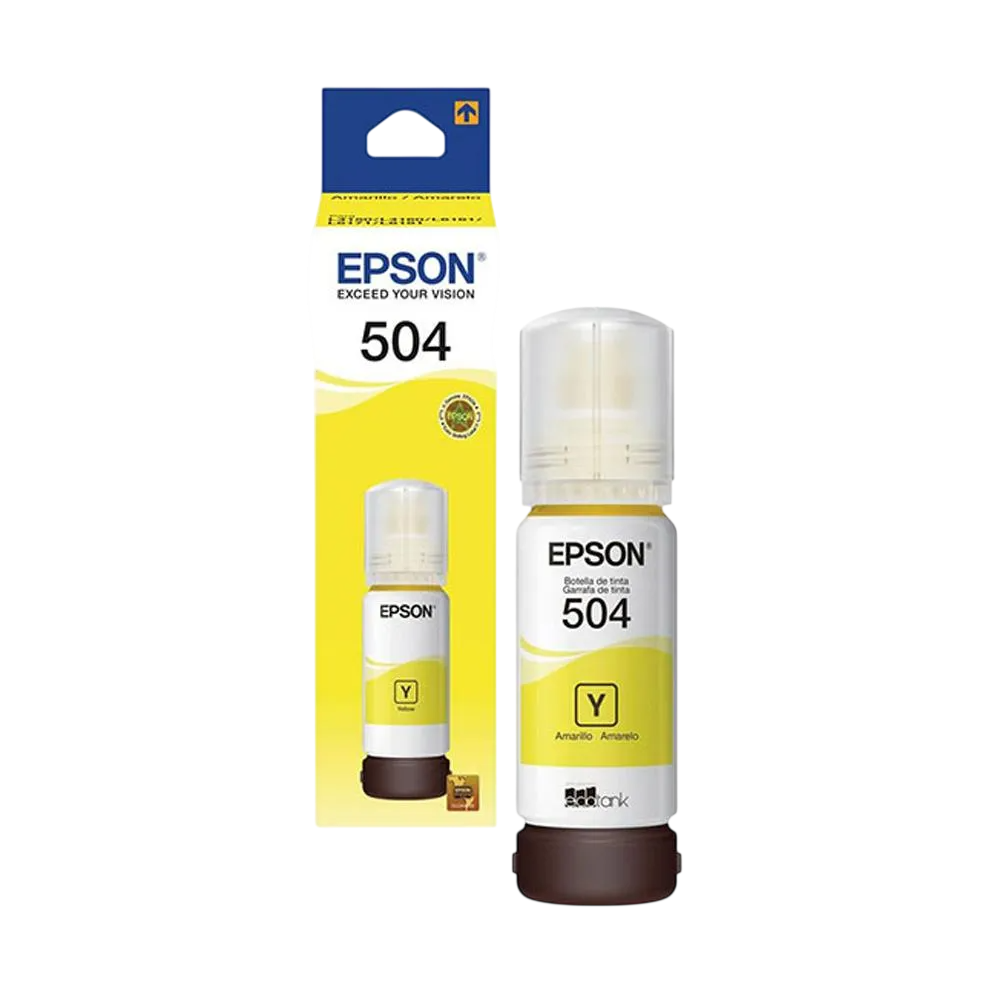 Botella Tinta EPSON T504420-AL Amarillo #504
