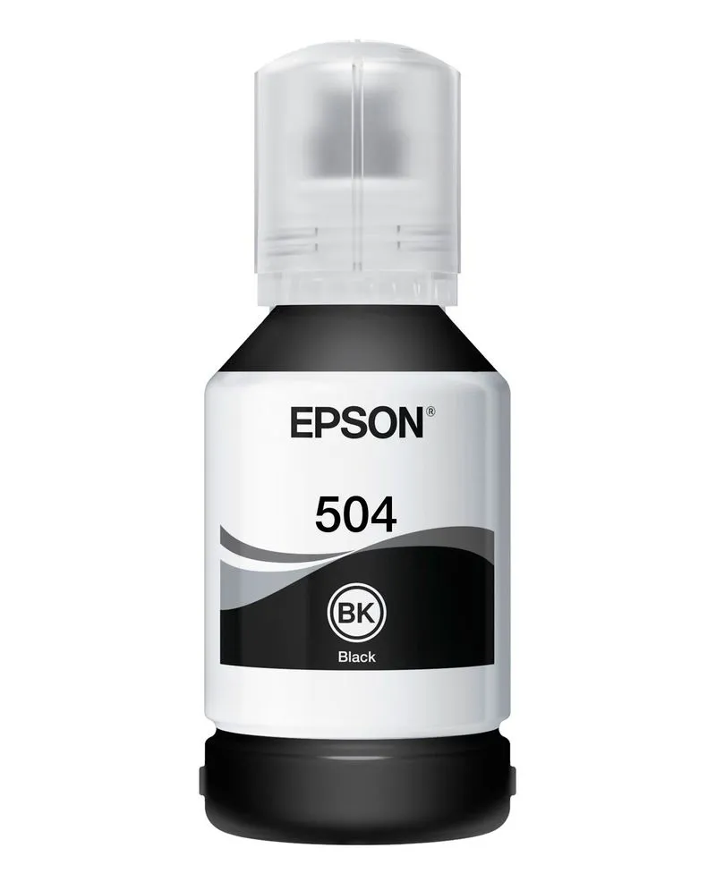 Botella Epson T504120-AL #504 Negra 127ml