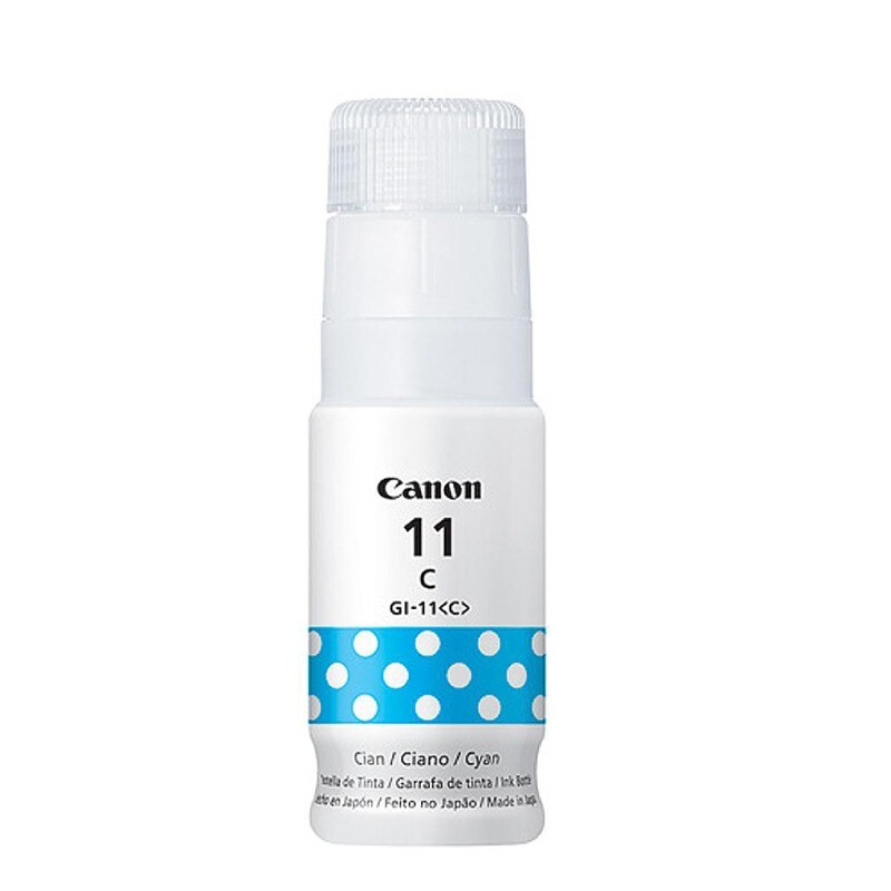 Botella Tinta Canon Azul Cyan GI-11