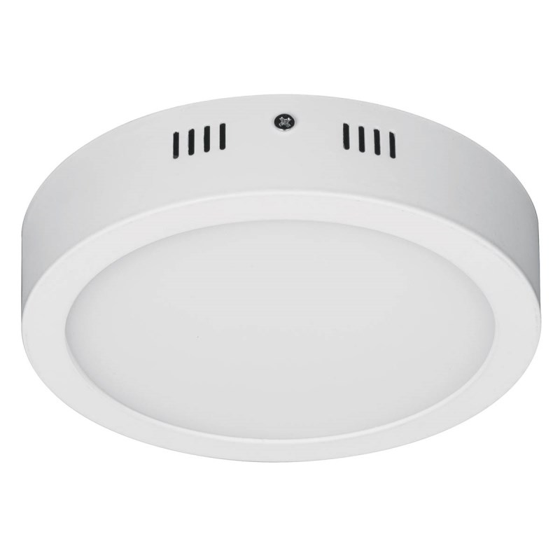 Panel Led Circular Sobreponer Blanca 12w