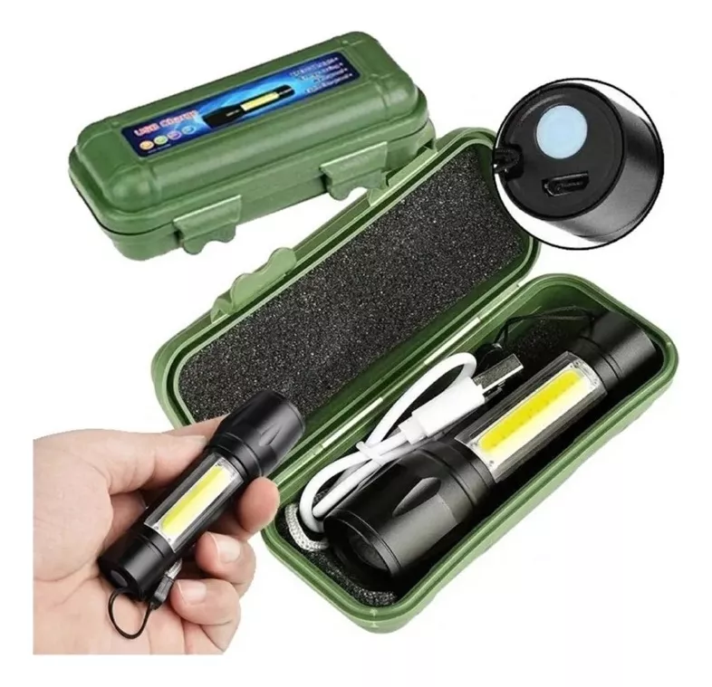 Linterna Recargable Leds