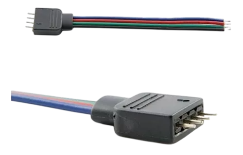 Terminal Conector Cinta Led 12V RGB 4 Lineas