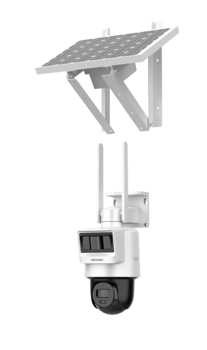 Camara Con Kit Solar IP /Doble Dtección (Radar + Pir) / PT IP/ 4 Megapixel / Lente 4 mm / Panel Solar /Batería De Respaldo De Litio 50.76WH/ Conexión 4g / Audio De Dos Vías / Accesorios / Dir HIKVISION DS-2DE2C400IWG-K/4G/C05S10