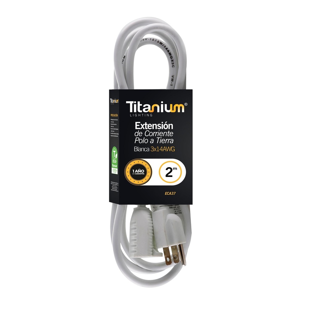 Extension De Corriente Polo Tierra 2m ECA37