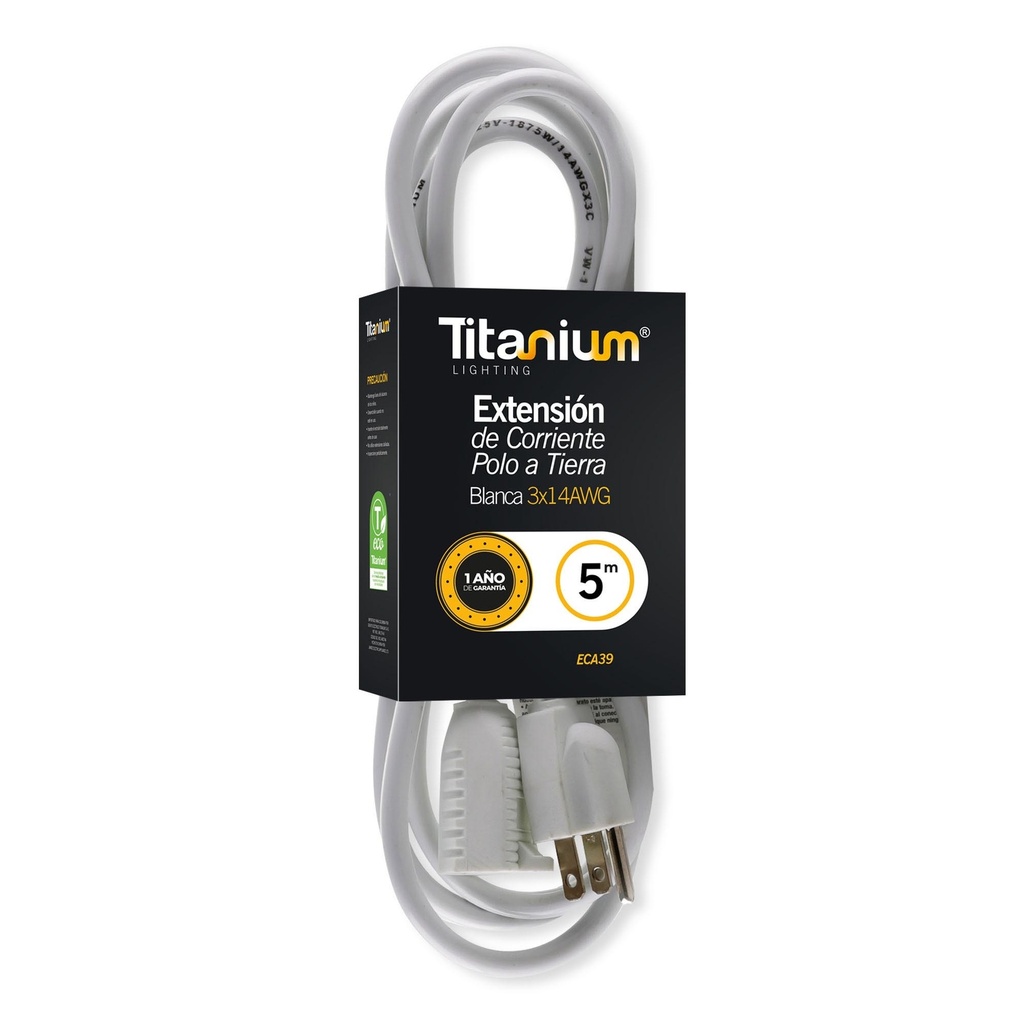 Extension De Corriente Polo Tierra 5M ECA39