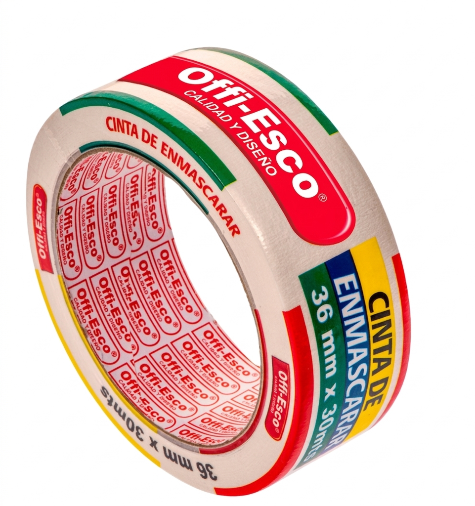 Cinta De Enmascarar 36mmX30Mts Offi-Esco