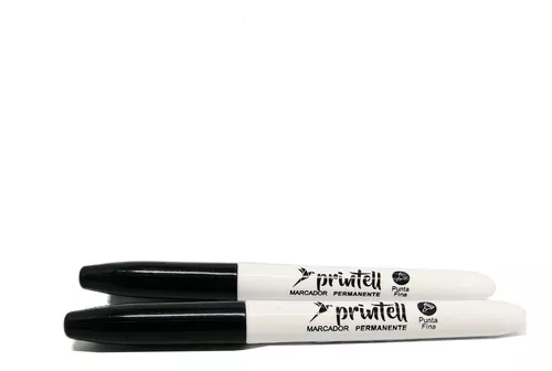 Marcador Permanente Printell Punta Fina