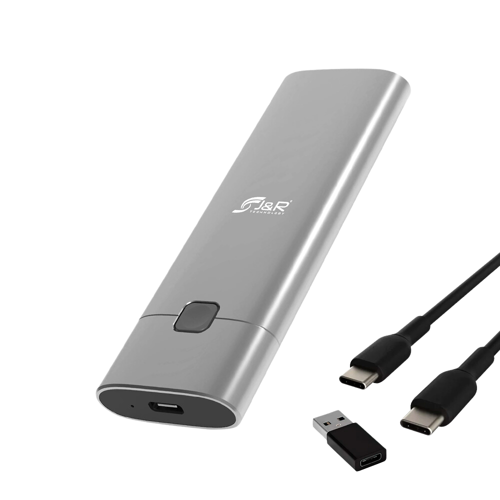 Caja Externa SSD/M.2/NVMe Protocolo Single Aluminio