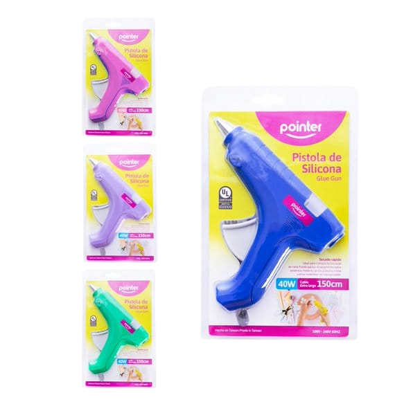 Pistola silicona grande 40W Cable de 150 Pointer