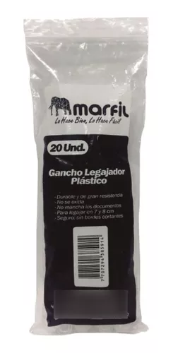 Gancho legajador Marfil Eco de Plastico