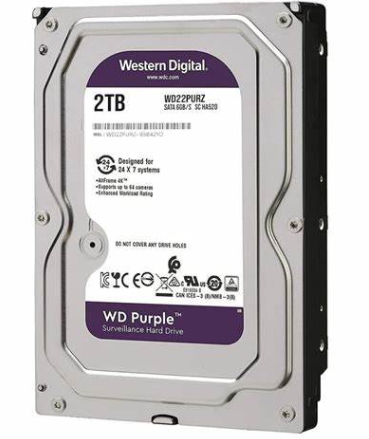 Disco Duro PURPLE 2TB WD23PURZ