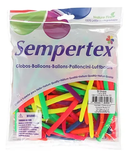 Globos Tubito Multifigura Sempertex X50 Neon