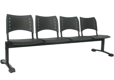 Tandem Smart Negro Sin Tapiz 4 Puestos