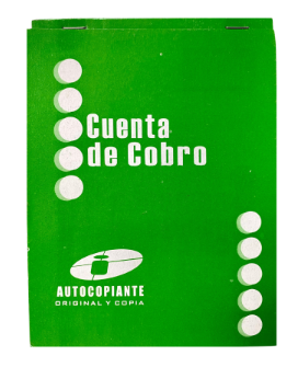 Talonario Cuenta de Cobro Autocopiante Pequeño
