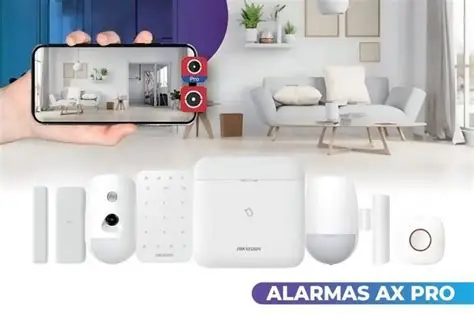 KIT AX PRO de Alarma Inalámbrico Hikvision 96 Zonas / El  Kit Contiene: Panel de Alarma DS-PWA96-M-WB x 1 / Control  Remoto DS-PKF1-WB x 1 / Detector Pir Inalámbrico DS PDP15P-EG2-WB x 1 / Contacto Magnetico Inalámbrico DS PDMC-EG2-WB x 1