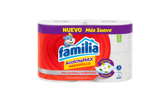 Papel Higienico MegaRollo Familia AcolchaMax X4