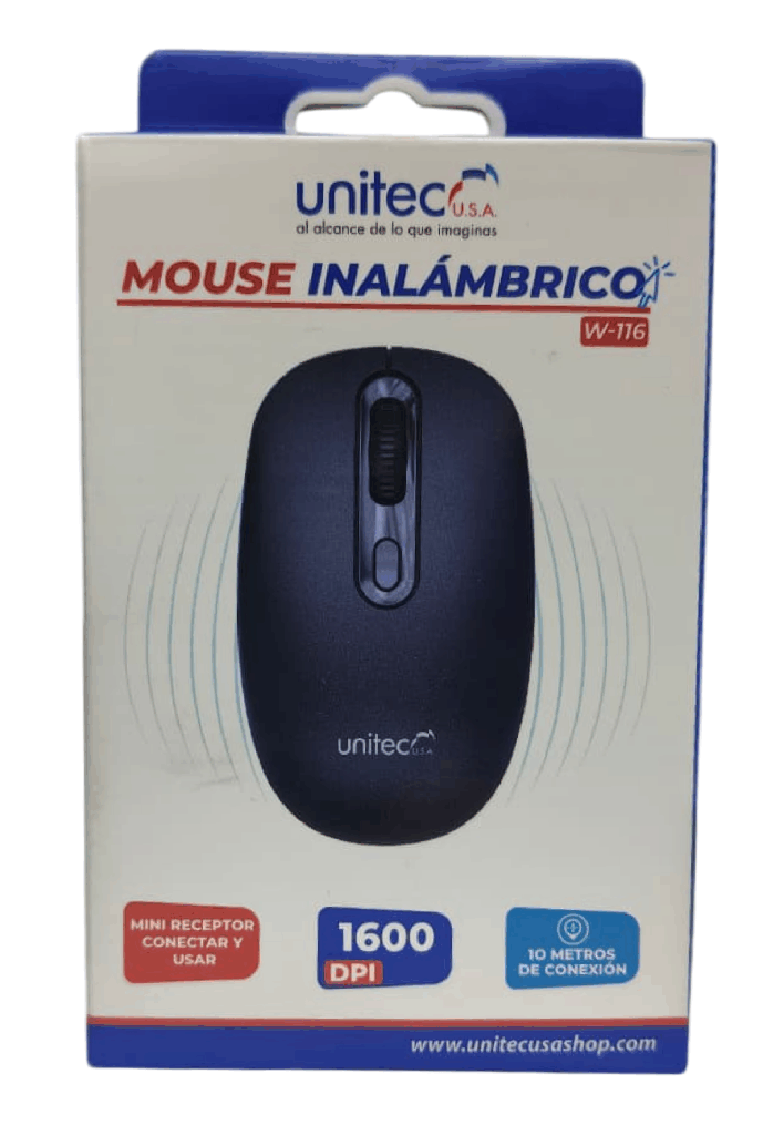 Mouse Inalambrico W-116 UNITEC