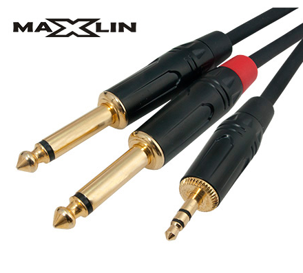 Cable 1P/3.5S 2P/6.3 MONO MAXLIN 3-6 MT