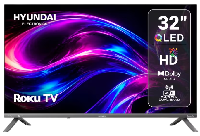 Televisor 32" Smart Roku TV QLED 