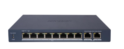 Switch Gigabit PoE + 8 Puertos/1000 MBPS De UpLink/ 60W DS-3E1510P-EI/M