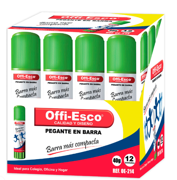 Pegante En Barra 40Gr Offi-Esco OE-214