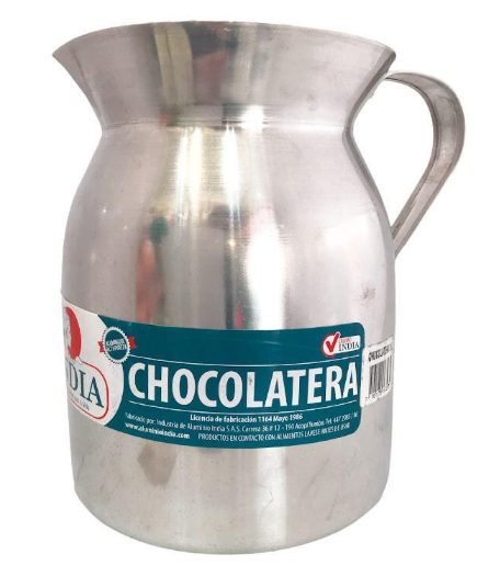 Chocolatera De Aluminio 3 Litros Base Recta 
