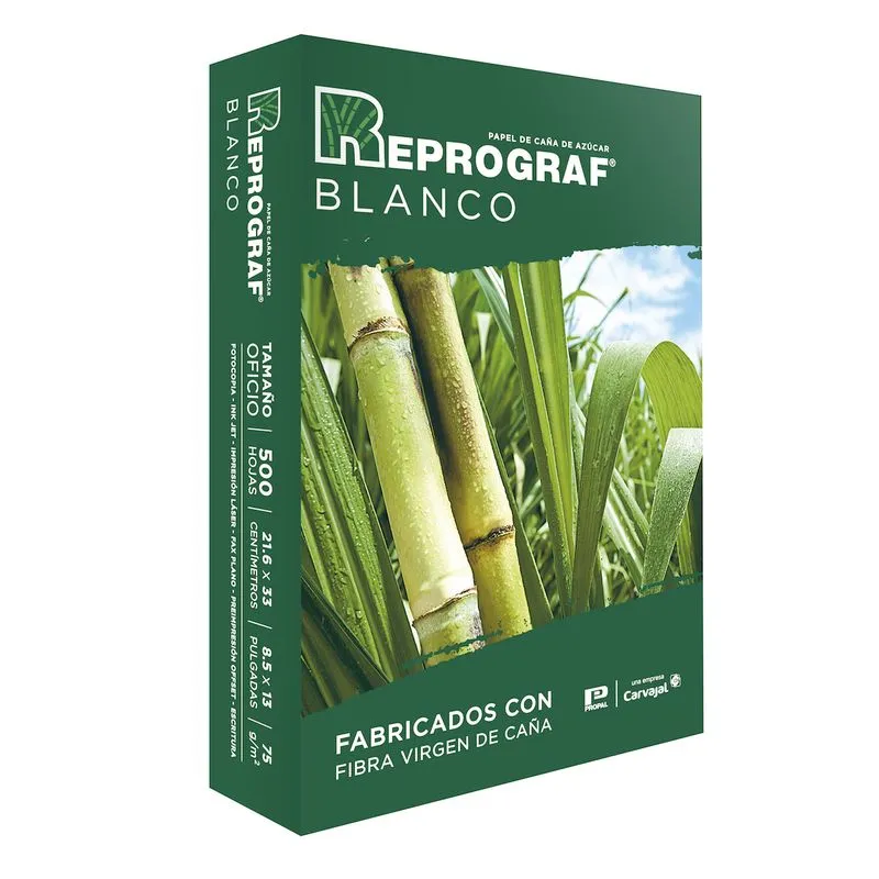 Resma Reprograf Oficio 21.6 X 33 Cm 75g