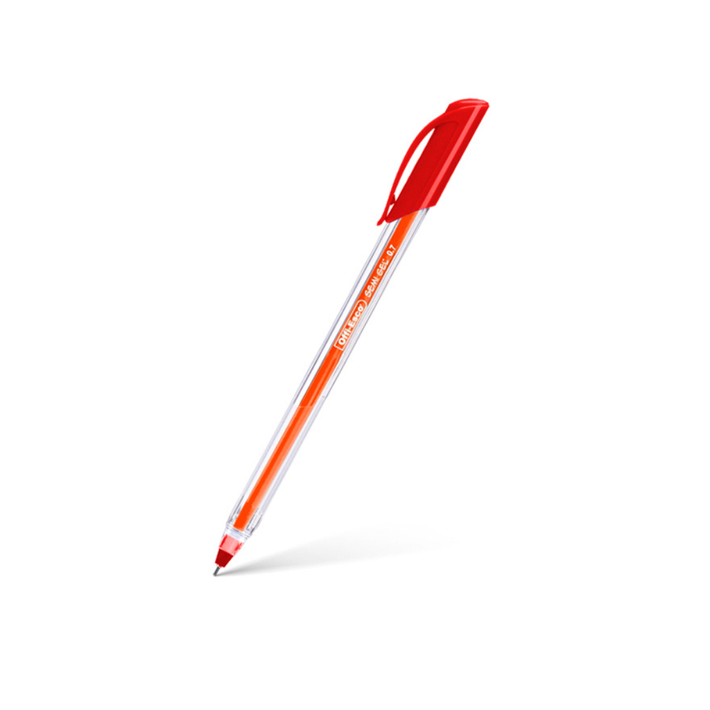Lapicero OFFIESCO Semi GEL 0.7MM  OE-076F Rojo