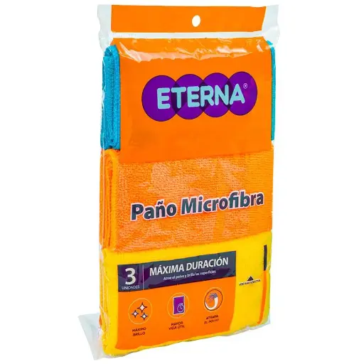 [121563] Paño Microfibra 30x40 Paqx3