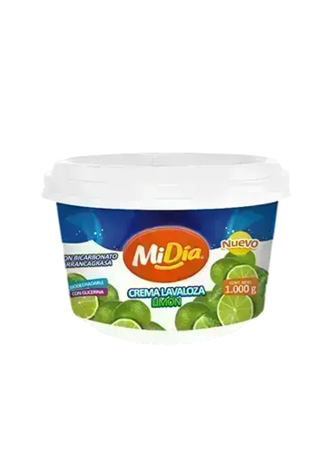 [803039] Jabon Lavaloza Crema Limón MiDía 1.000GR 