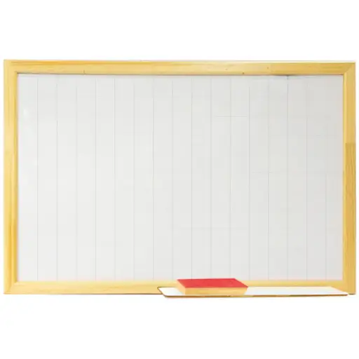 [904020] Tablero Acrilico Borrable 40cm X 60cm Artecma (Madera)