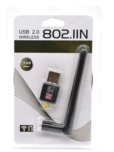 [703077] Adaptador Wifi Antena USB 2.0 PLUS 150Mbps JALTECH