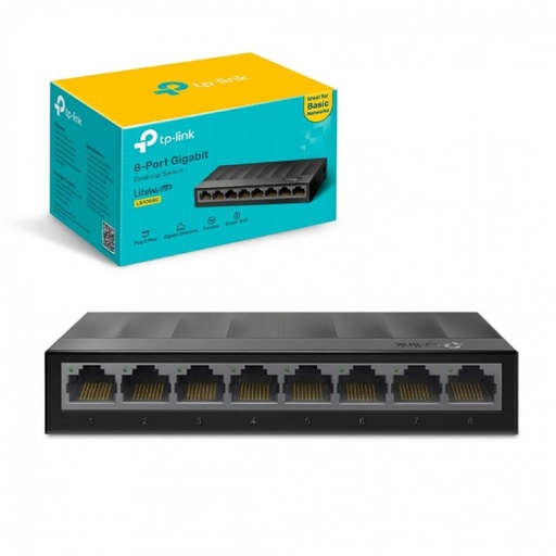 [704011] SWITCH TP-LINK 8PTS 10/100/1000 MBPS LS1008G