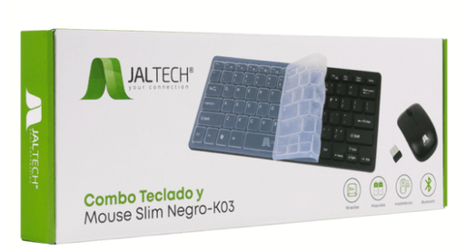 [706060] Combo Teclado y Mouse Slim Negro-K03 JALTECH