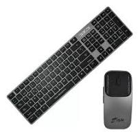 [706075] Combo Inalámbrico Tipo MAC Mouse 5D