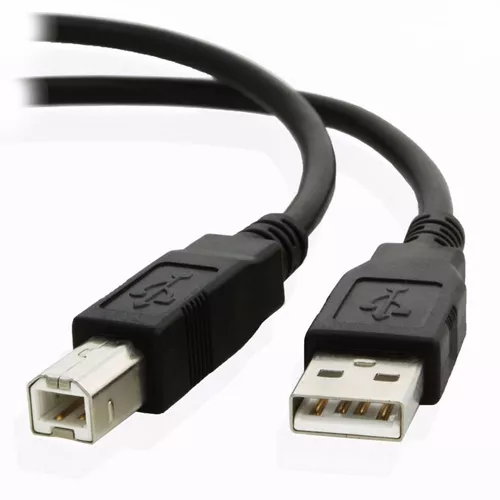 [711009] Cable Impresora Negro 1.5mts