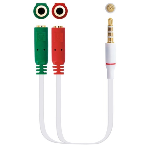 [713055] Convertidor 1PLUG-3.5 Macho/2 3.5 Hembra
