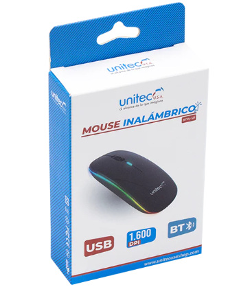 [719076] Mouse Inalambrico BTW-121 UNITEC