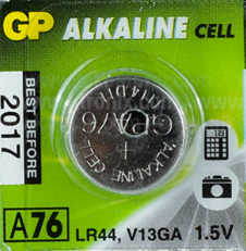 [724071] Pila Alcalina Boton Gp A76-1.5v